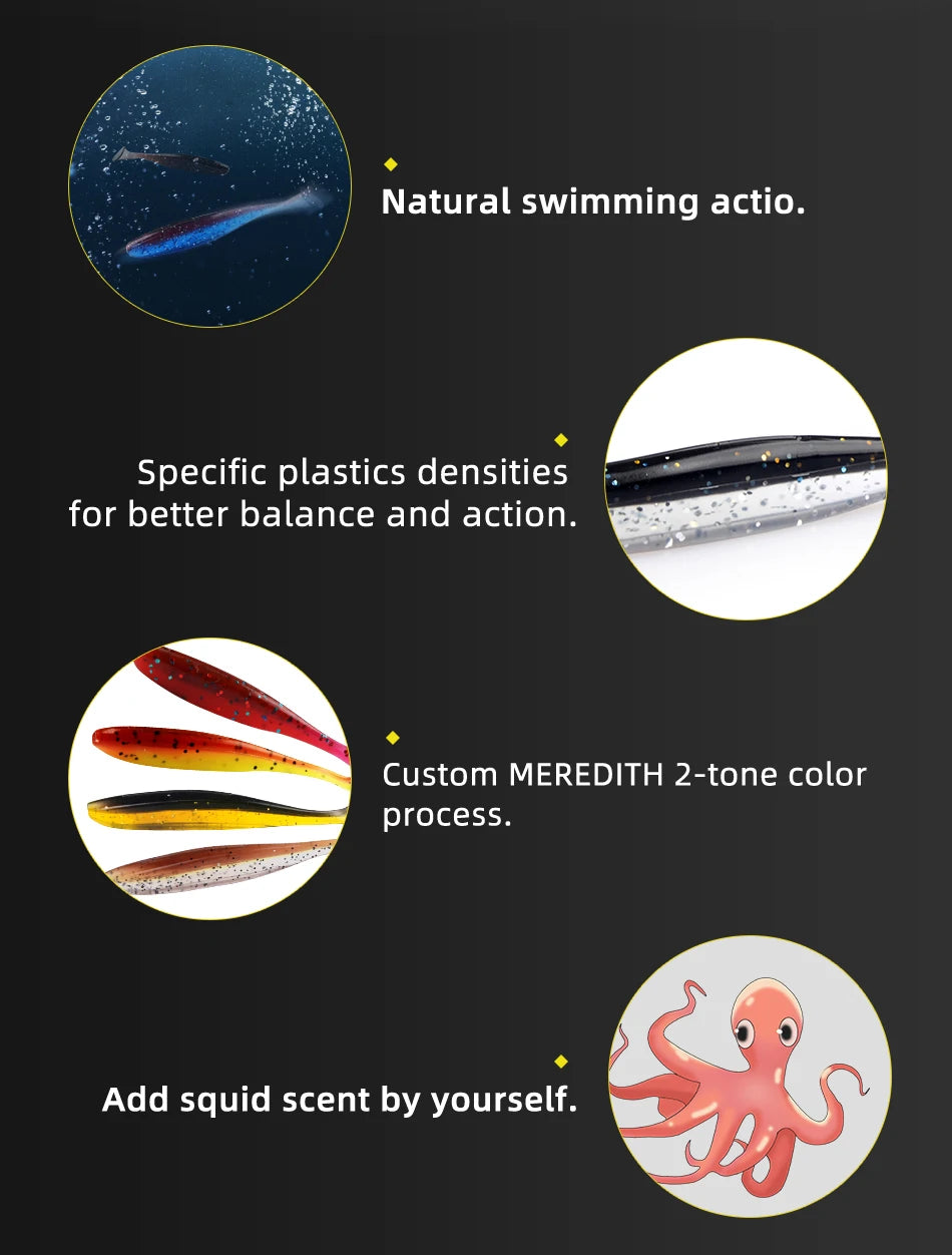 Leurres souples pour la pêche à la carpe Leurres artificiels en silicone et en plastique