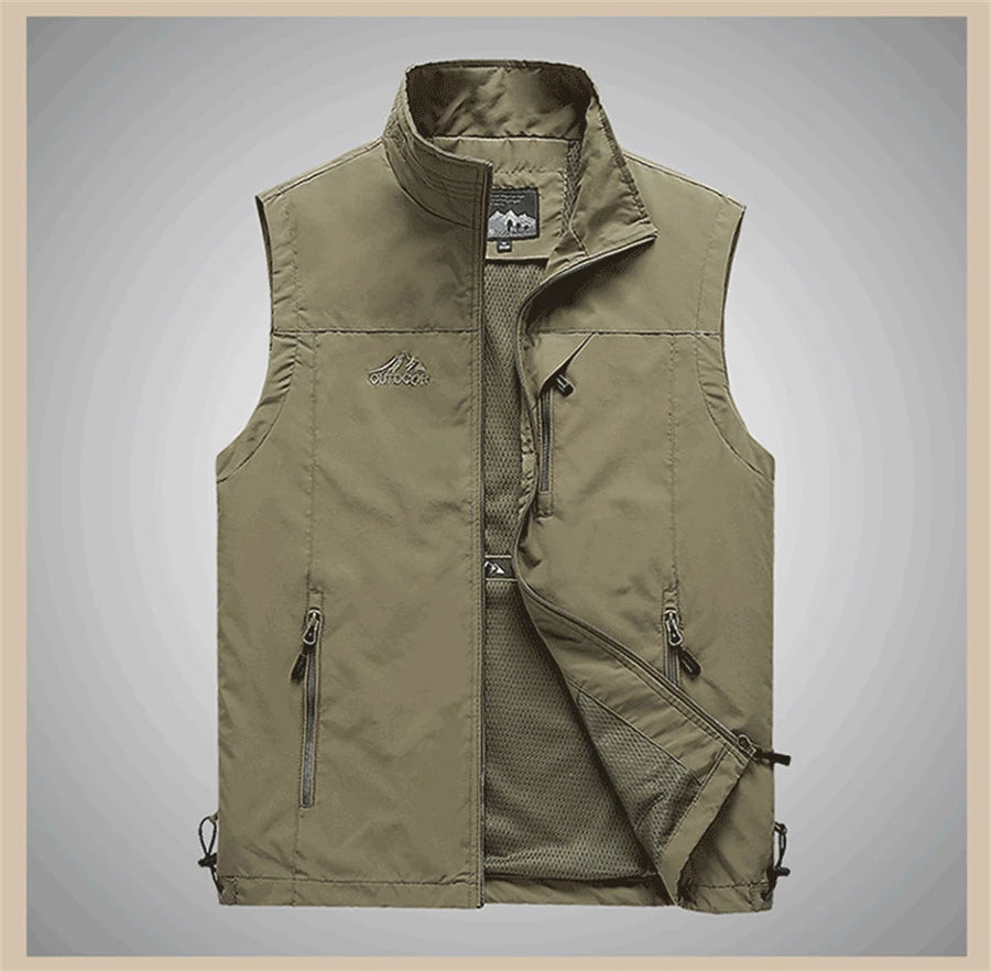 Gilet pour homme, couleur unie