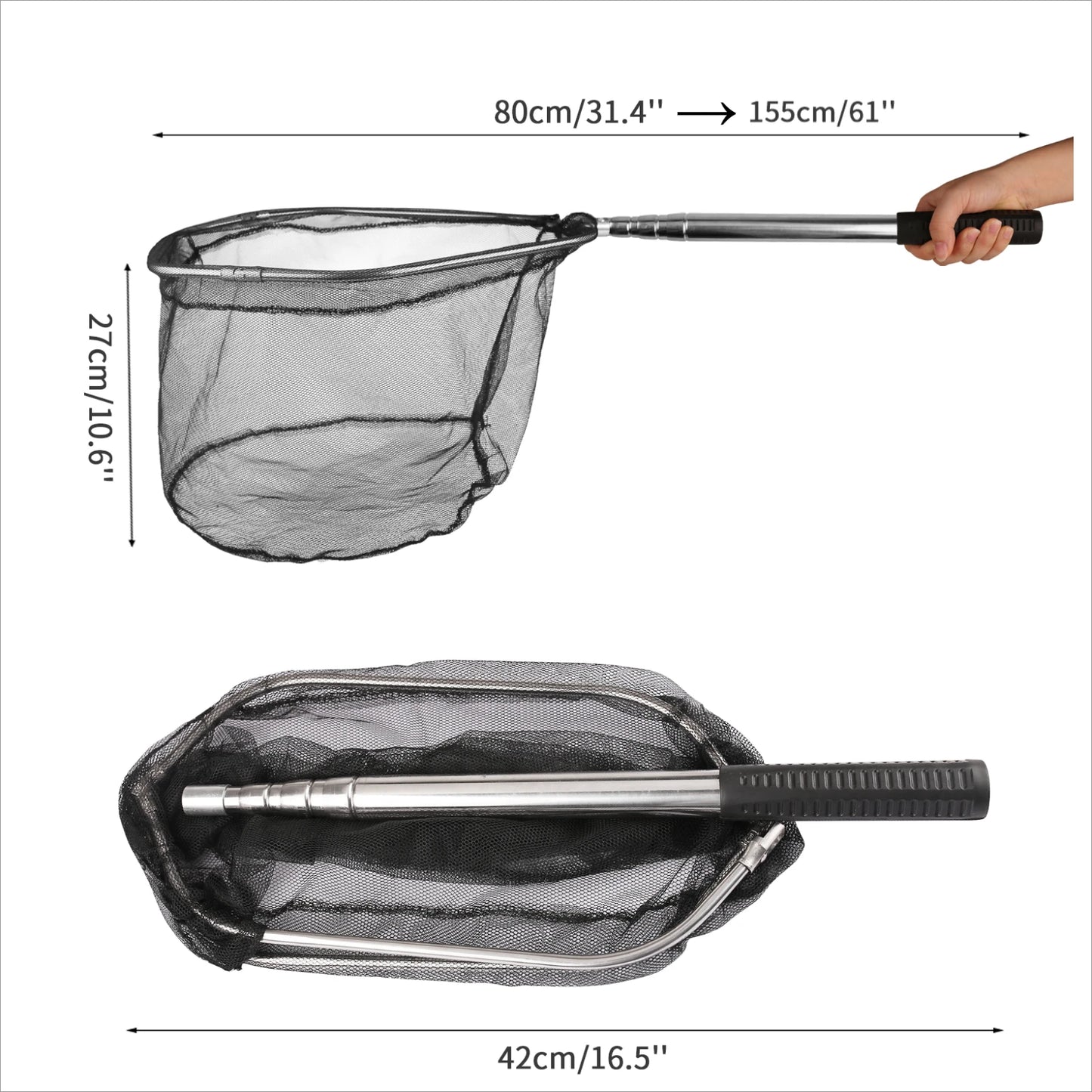 Filet de pêche en alliage d'aluminium - OCEANIS GEAR