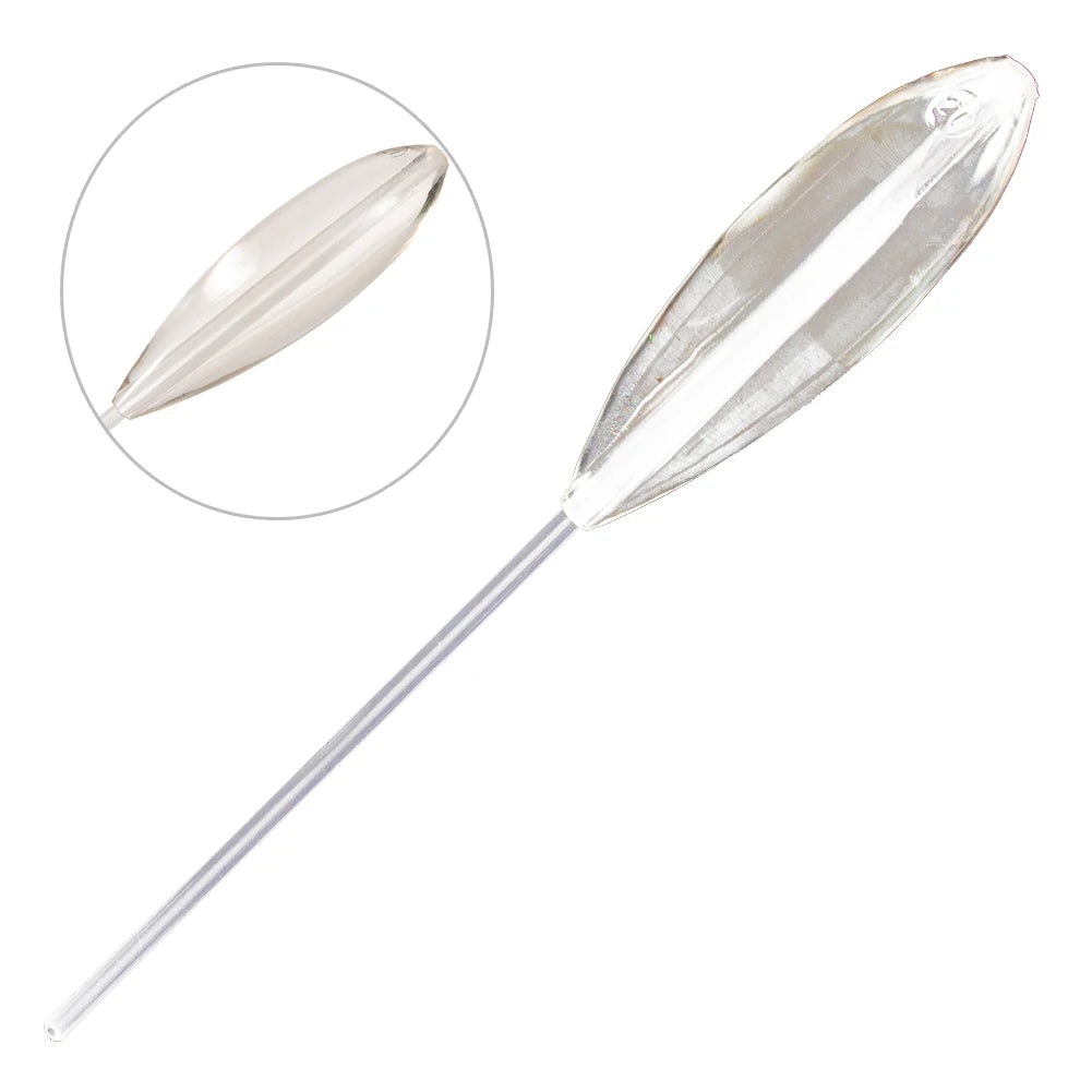 5 pièces de flotteurs de pêche en acrylique 10-50 g transparents. - OCEANIS GEAR