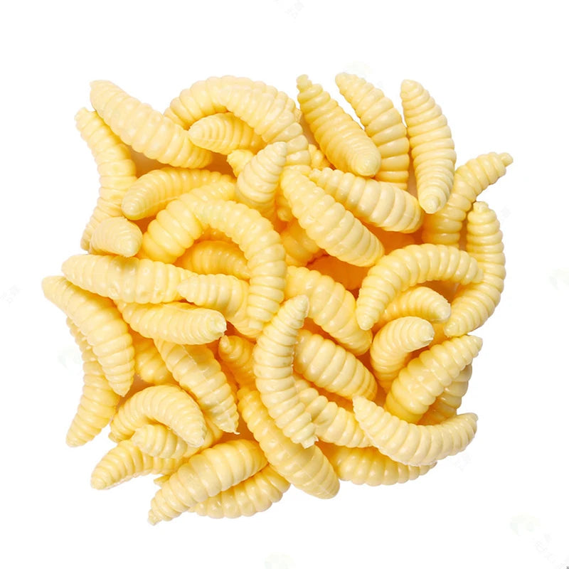 Leurre de pêche souple en silicone.