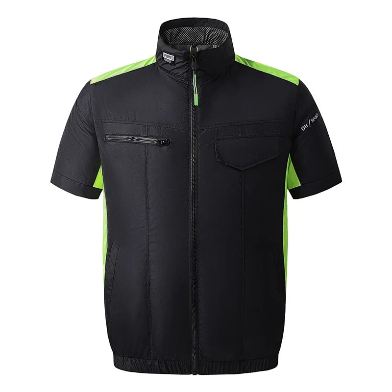 Gilet de refroidissement USB d'été avec deux ventilateurs