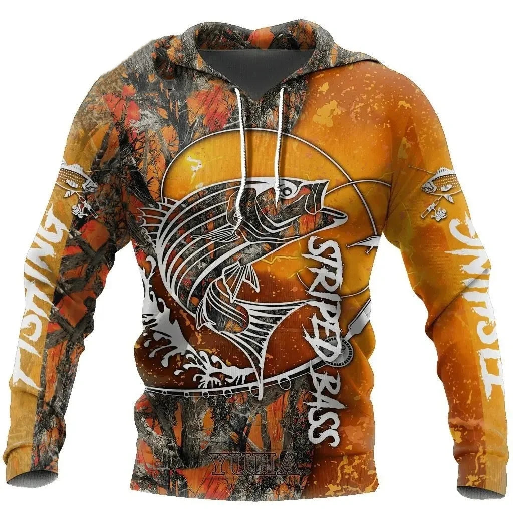 survêtements pour homme, sweats à capuche camouflage pour la pêche,