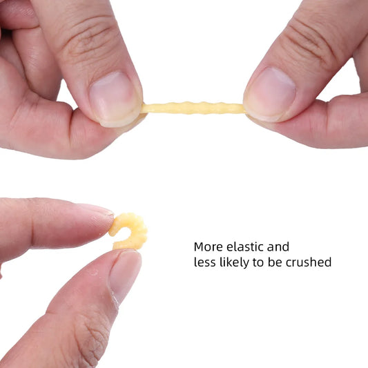 Leurres Souples Asticots Ultra-Réalistes - Pack 30 pcs – Leurres et Appâts – Oceanis Gear