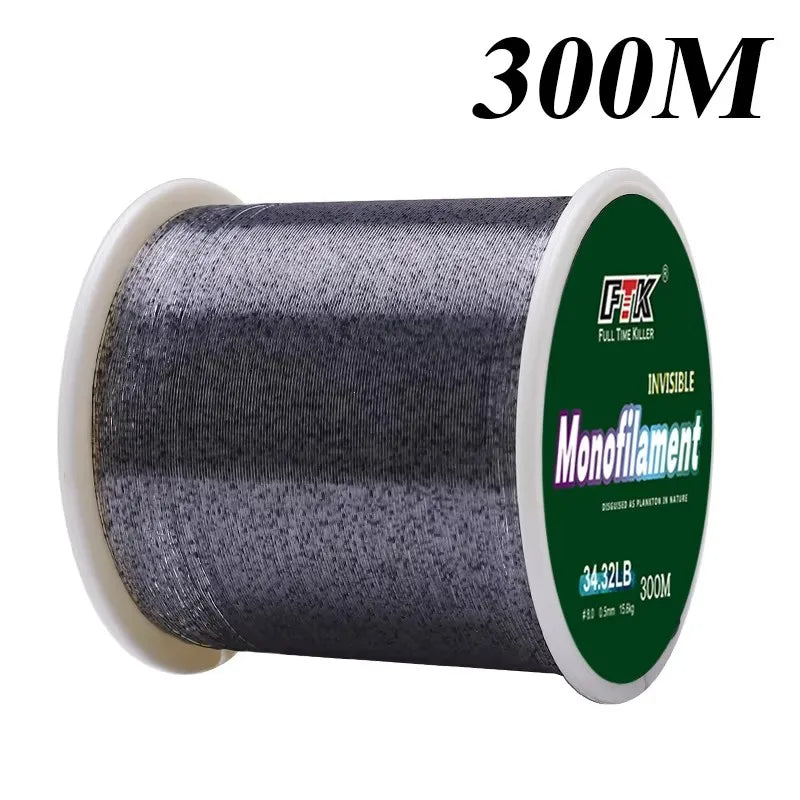 Ligne de pêche FTK 300M avec revêtement en fluorocarbone.