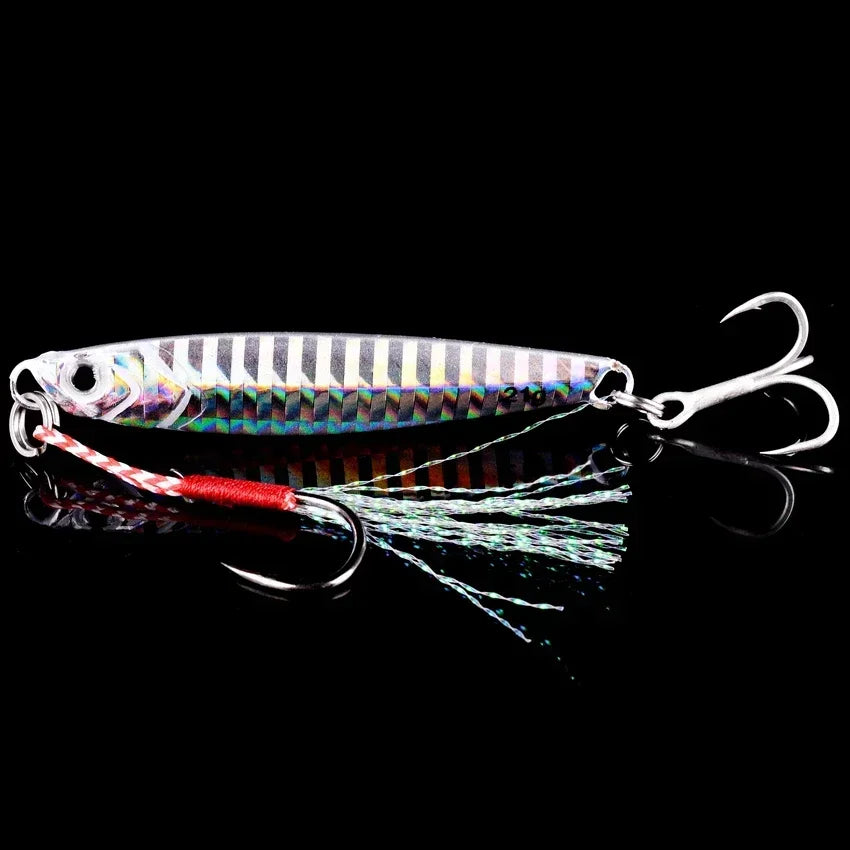 Lot de 5 leurres de pêche en métal