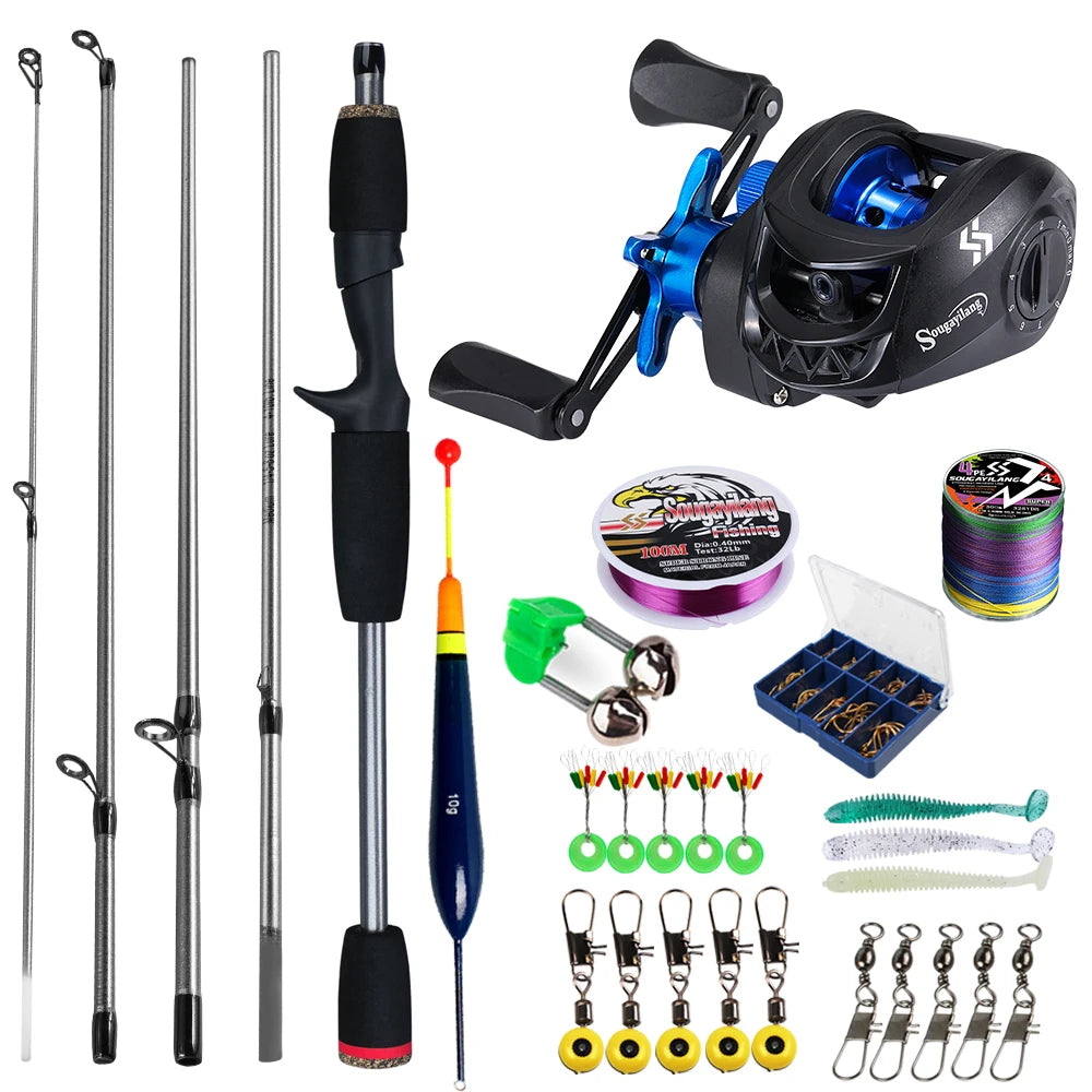 Kit Canne + Moulinet Baitcasting