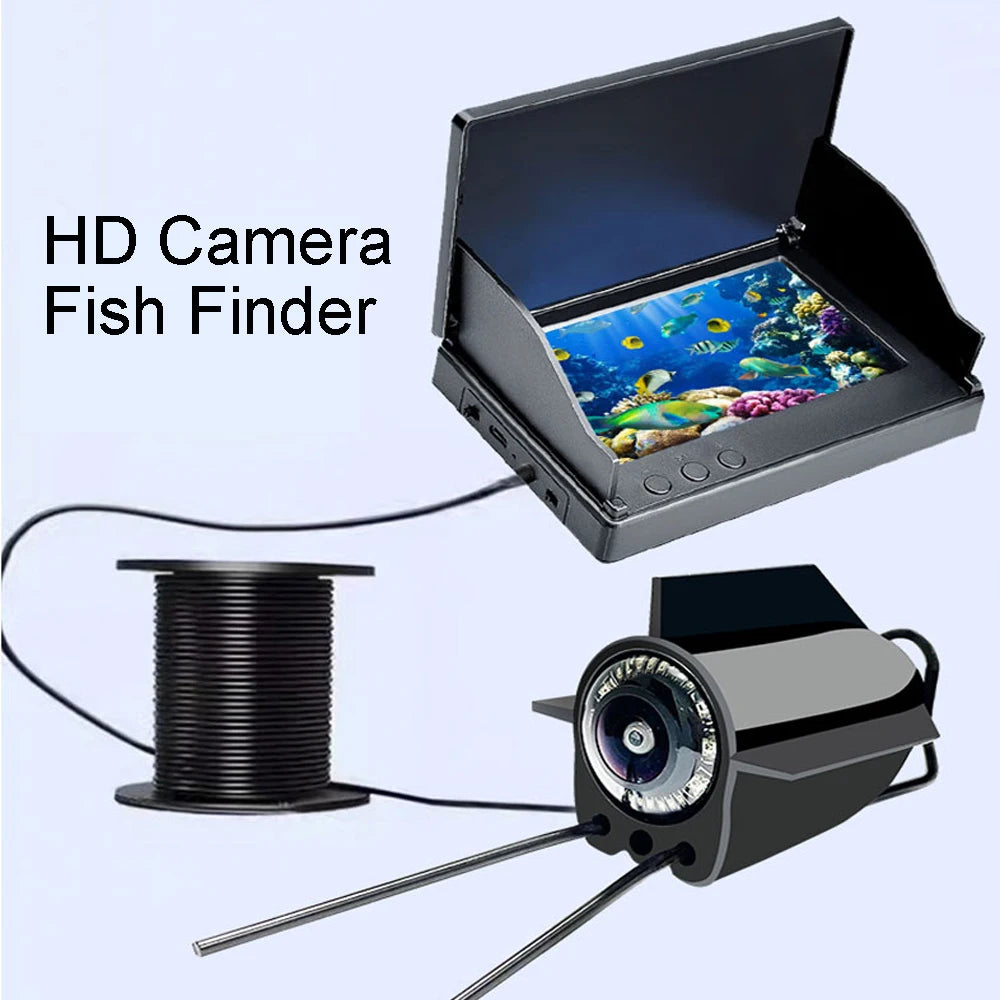 Caméra de détection de poissons haute définition avec écran HD