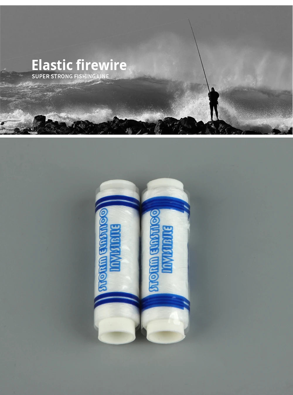 FTK 250M Ligne élastique résistante Firewire 0,2 mm.