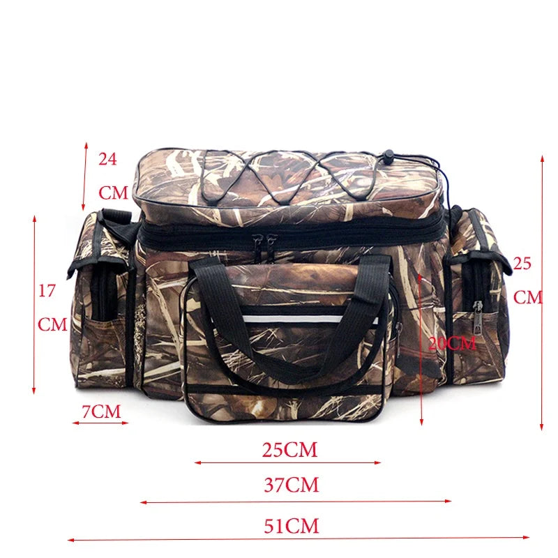 Sac de pêche grande capacité imperméable multifonctionnel