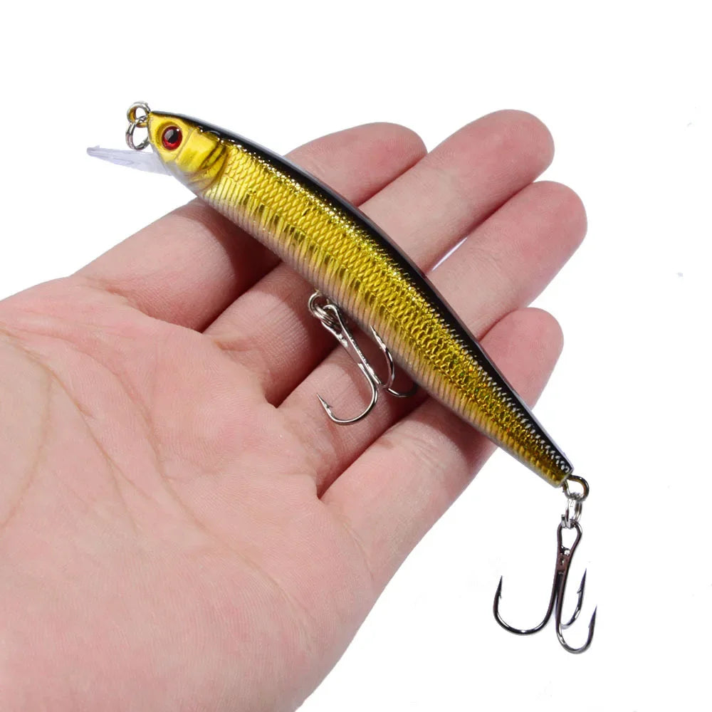 pièce Minnow Fishing Lure 95 mm 8 g Leurre flottant dur