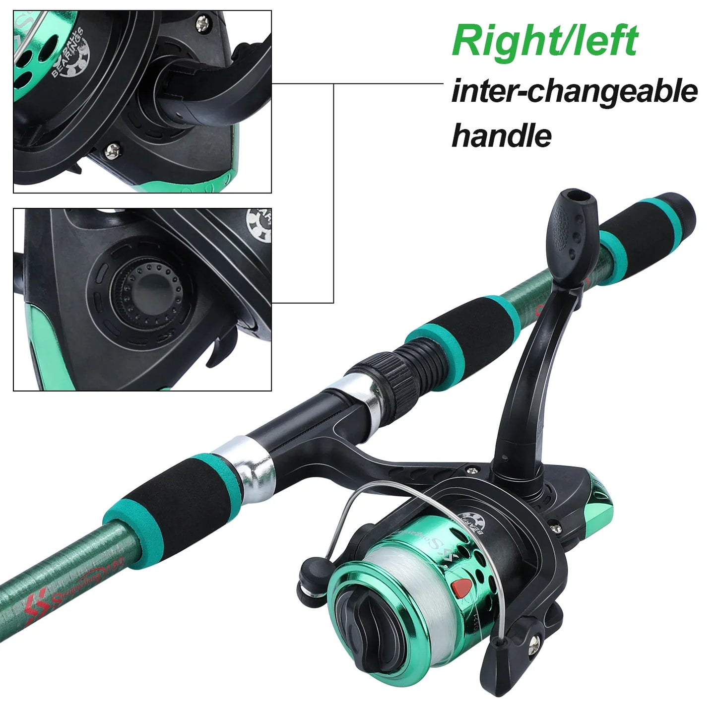 Ensemble canne à pêche et moulinet résistance maximale 5 kg - OCEANIS GEAR