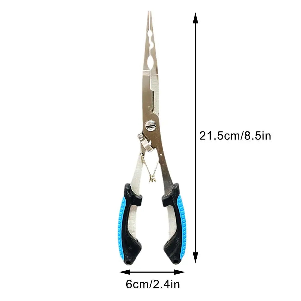 Pince de pêche à long bec en acier inoxydable - OCEANIS GEAR