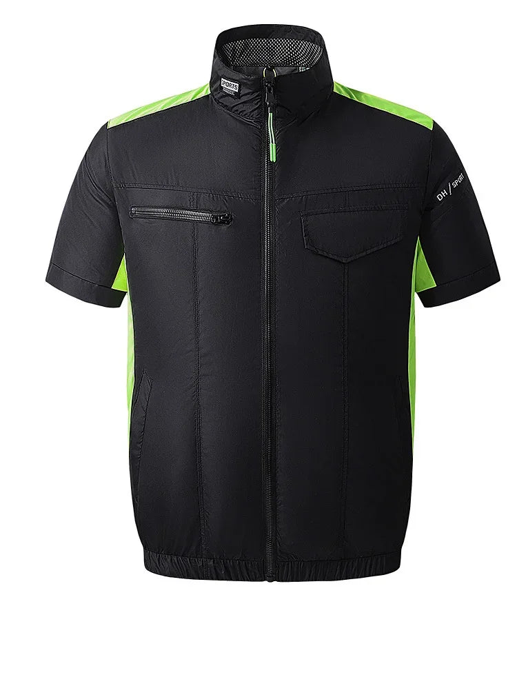 Gilet de refroidissement USB d'été avec deux ventilateurs