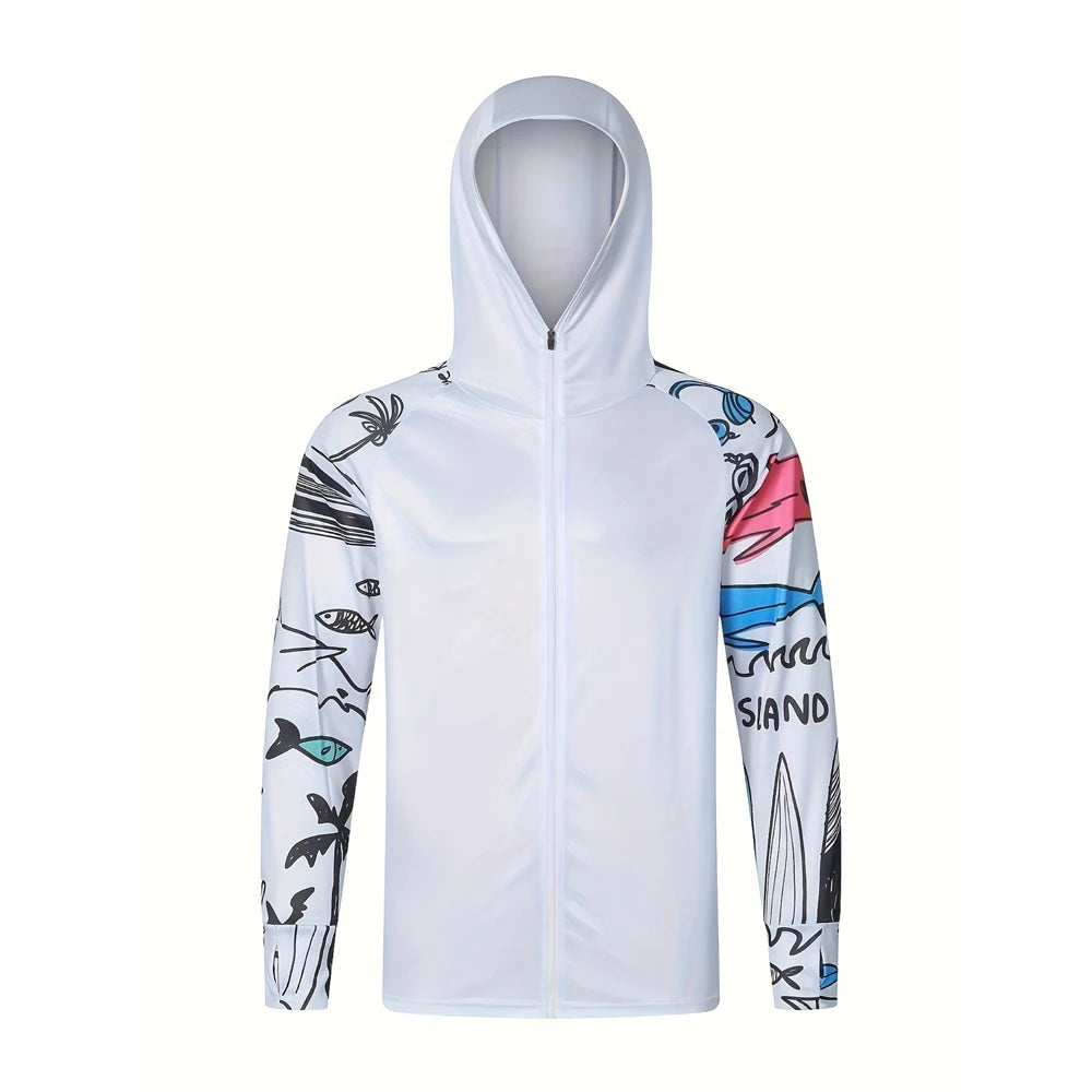 Veste anti-UV UPF 50+ pour la randonnée et la pêche. - OCEANIS GEAR