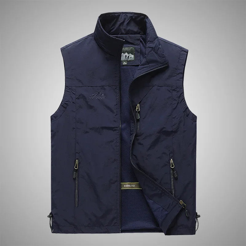 Gilet pour homme, couleur unie