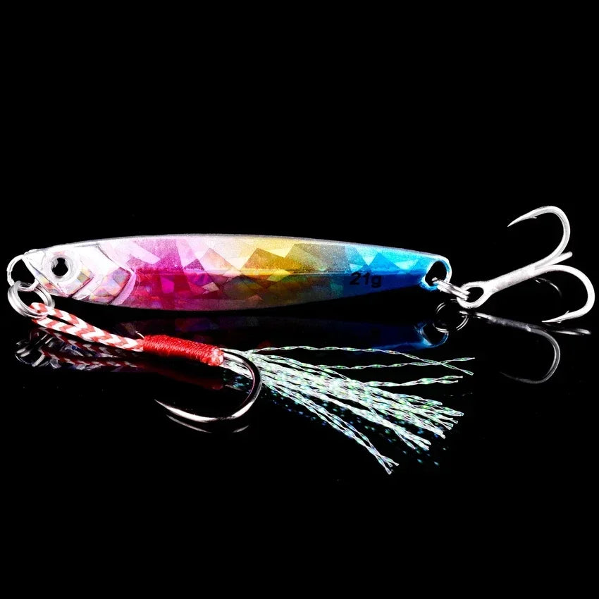 Lot de 5 leurres de pêche en métal