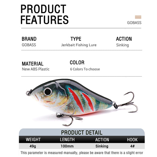 Leurre VIB GOBASS 6-10cm – Leurres de pêche – Oceanis Gear