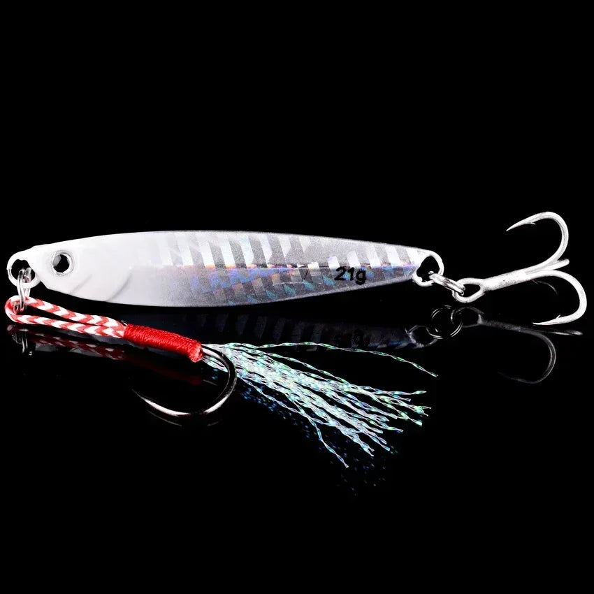 Lot de 5 leurres de pêche en métal