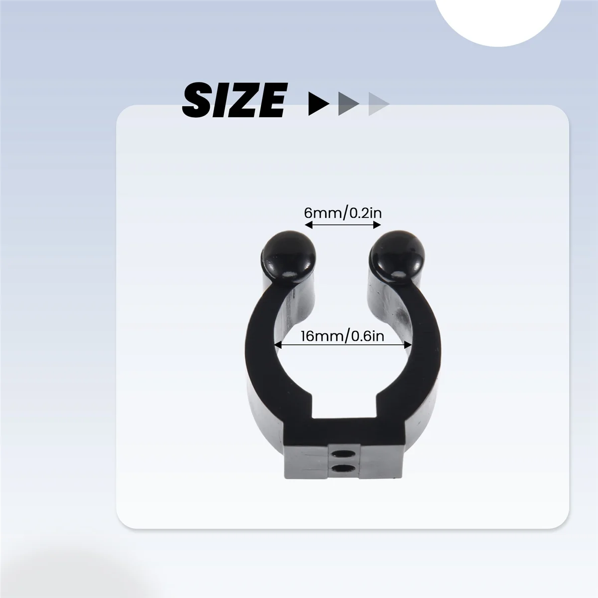 Lot de 10 clips de rangement pour cannes à pêche - OCEANIS GEAR