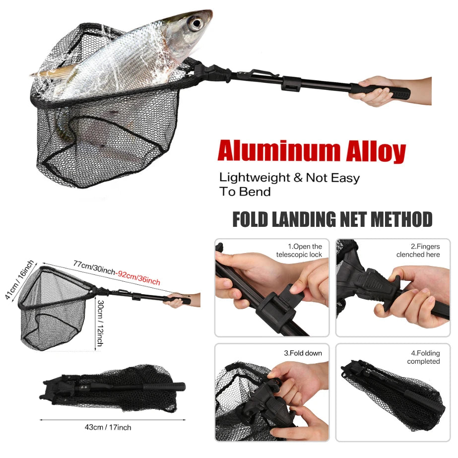 Filet de pêche en alliage d'aluminium - OCEANIS GEAR