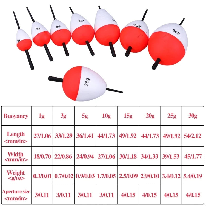 Flotteurs de pêche Options de haute qualité