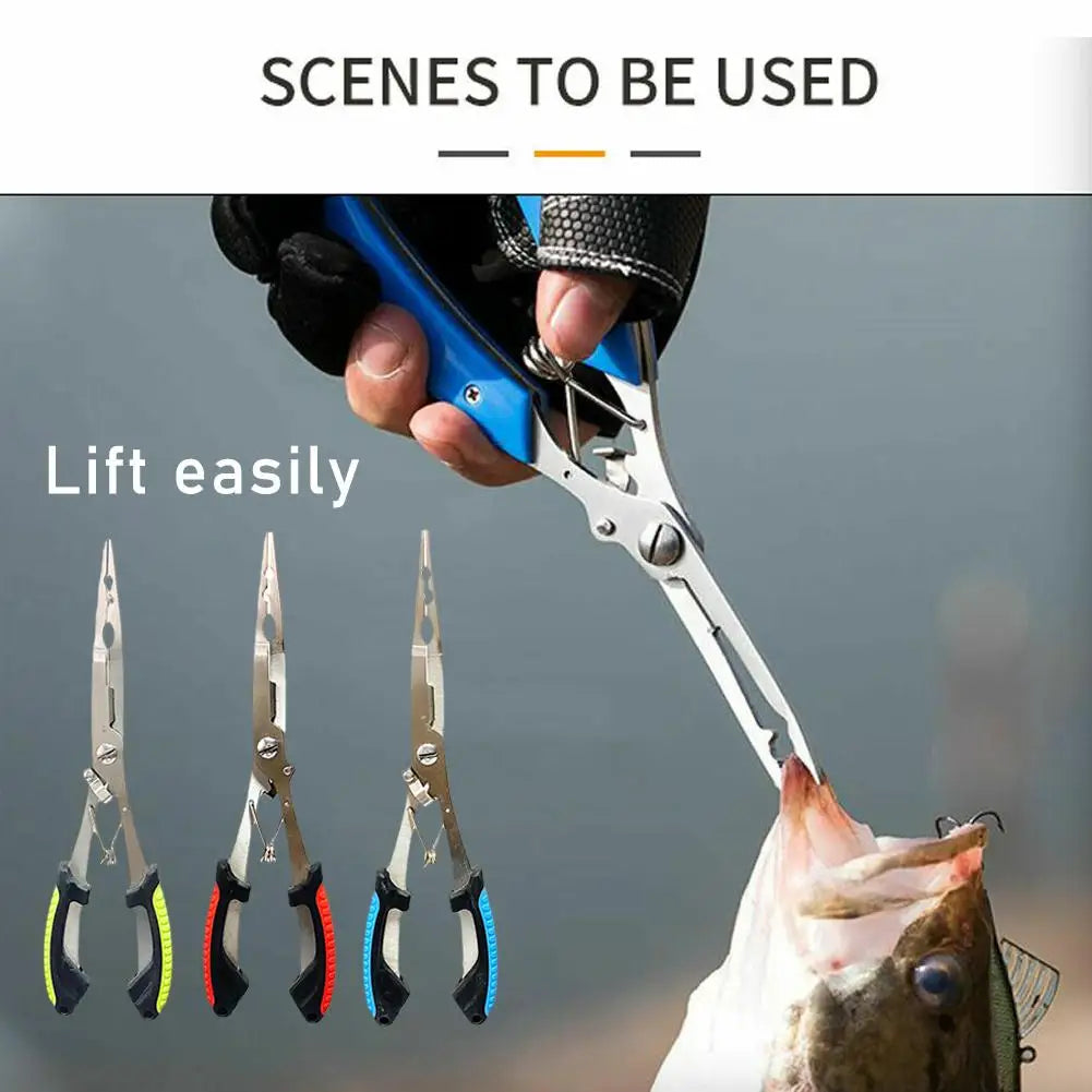 Pince de pêche à long bec en acier inoxydable - OCEANIS GEAR
