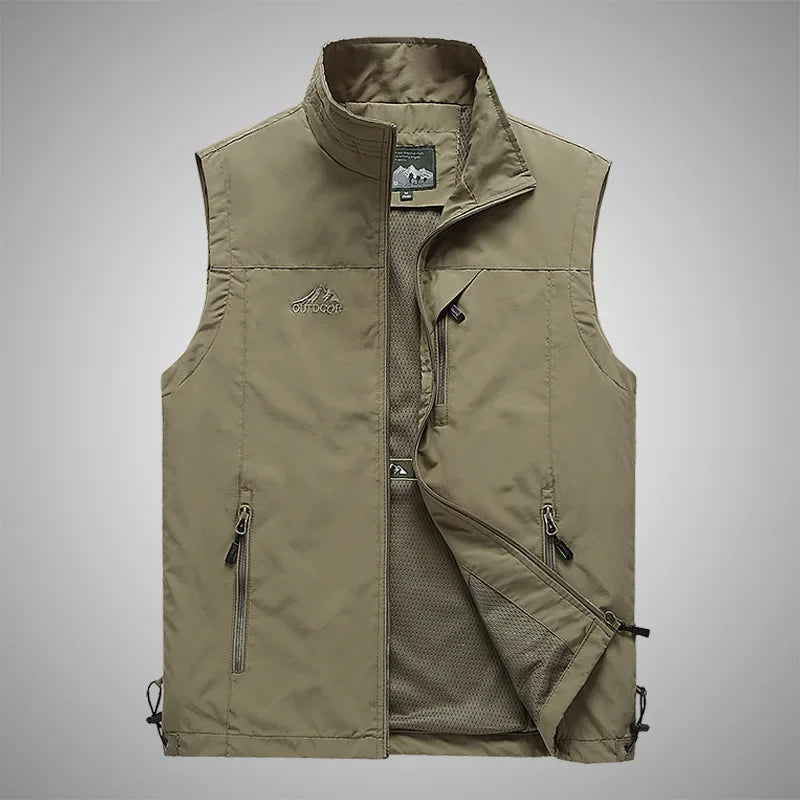 Gilet pour homme, couleur unie