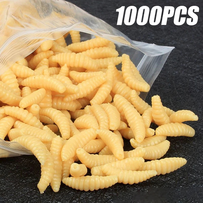 Leurre de pêche souple en silicone.
