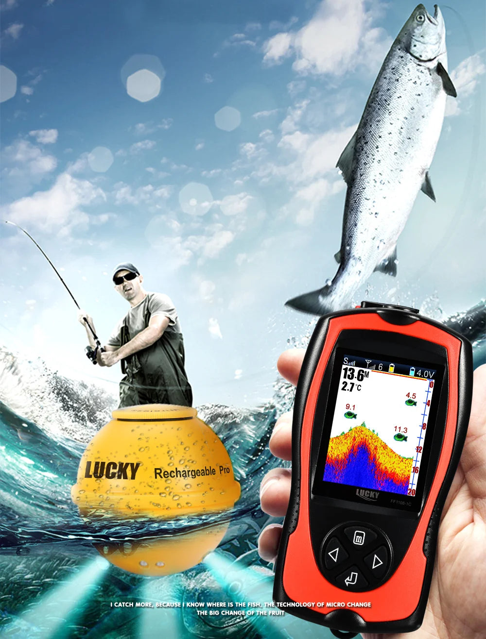 Sondeur de pêche Lucky Sonar