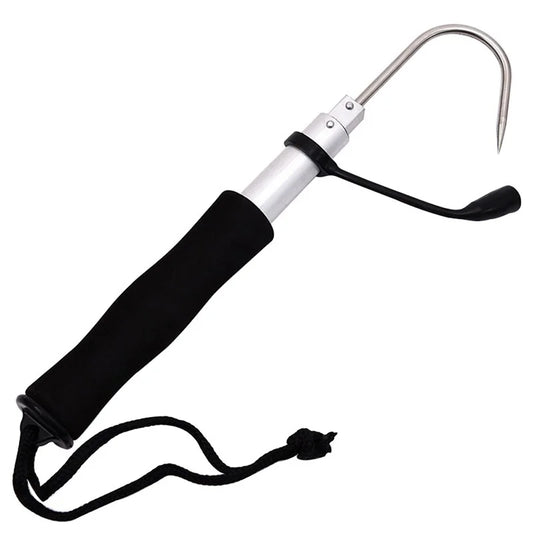 Gaffe télescopique rétractable en acier inoxydable. – OUTILS DE PECHE – Oceanis Gear