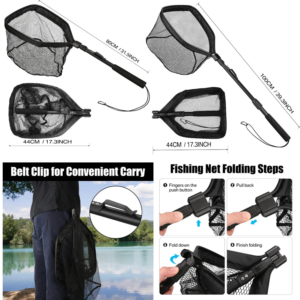 Filet de pêche en alliage d'aluminium - OCEANIS GEAR