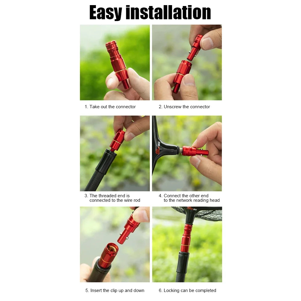 Adaptateur pour tête d'épuisette Anti-rotation. - OCEANIS GEAR