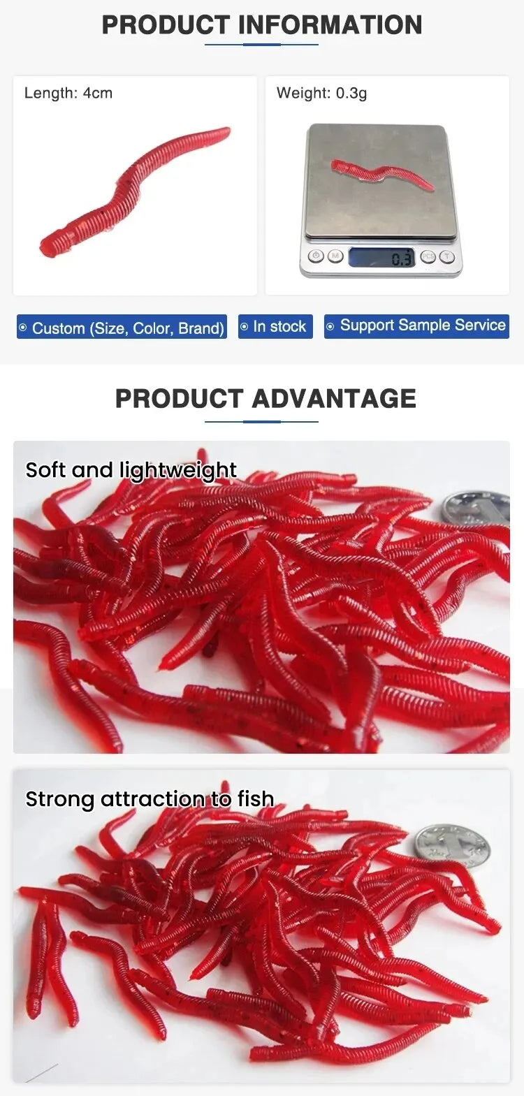 Leurres de pêche artificiels à l'odeur de poisson - OCEANIS GEAR