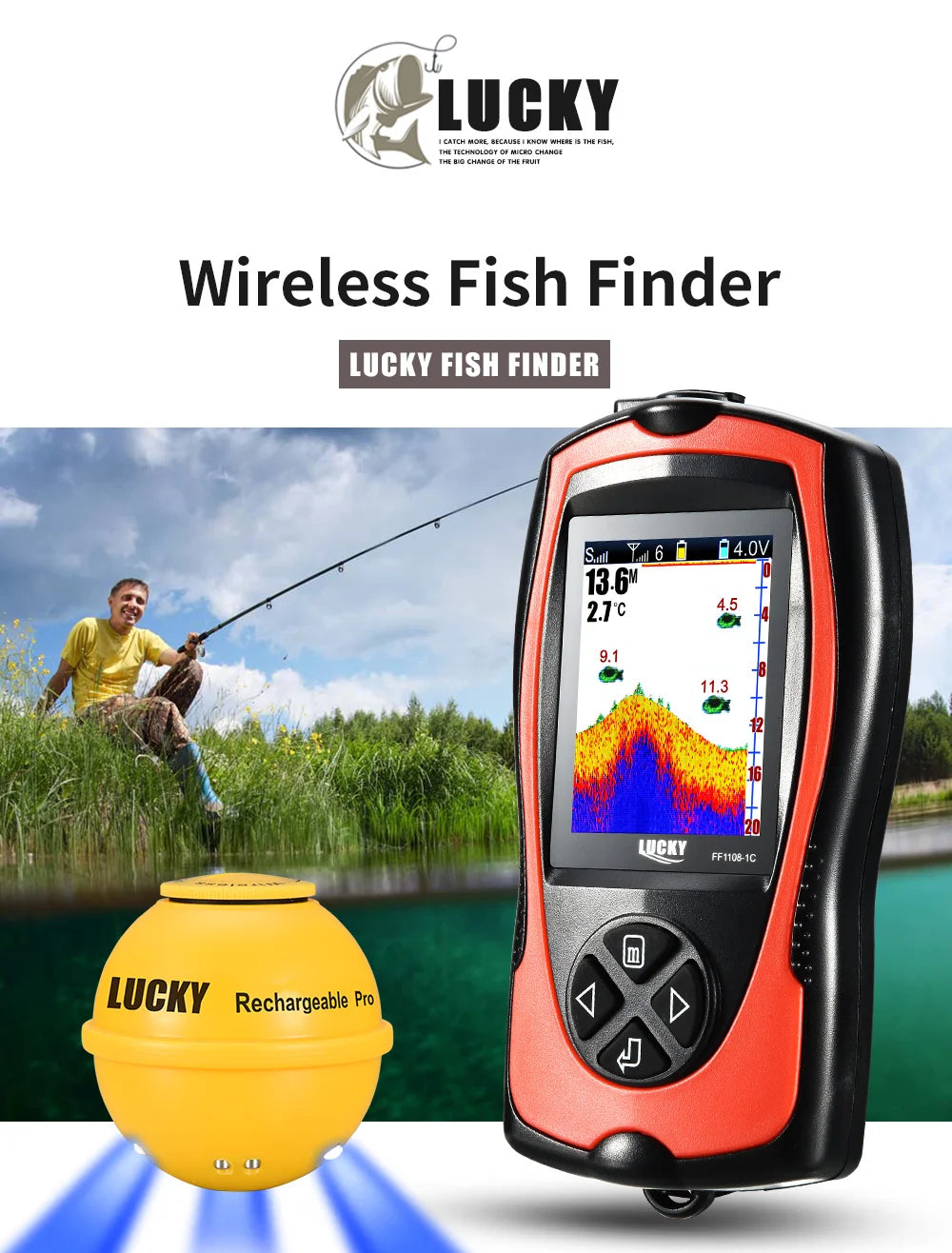 Sondeur de pêche Lucky Sonar