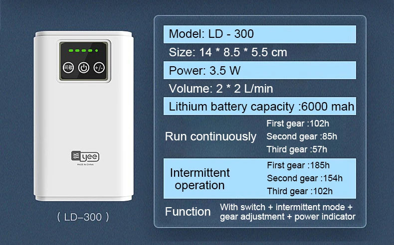 Pompe à oxygène pour aquarium, pompe à air double usage. - OCEANIS GEAR