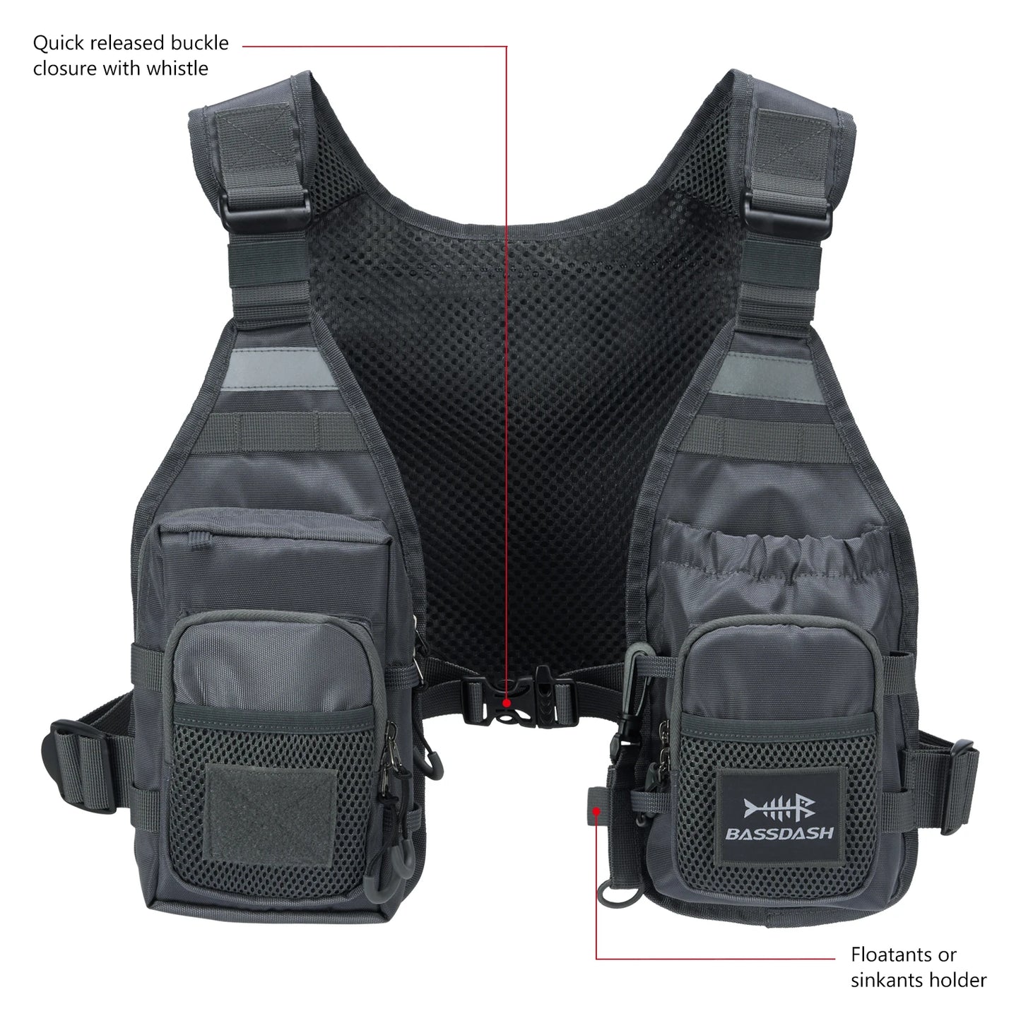 Gilet de pêche à la mouche pour hommes et femmes. - OCEANIS GEAR