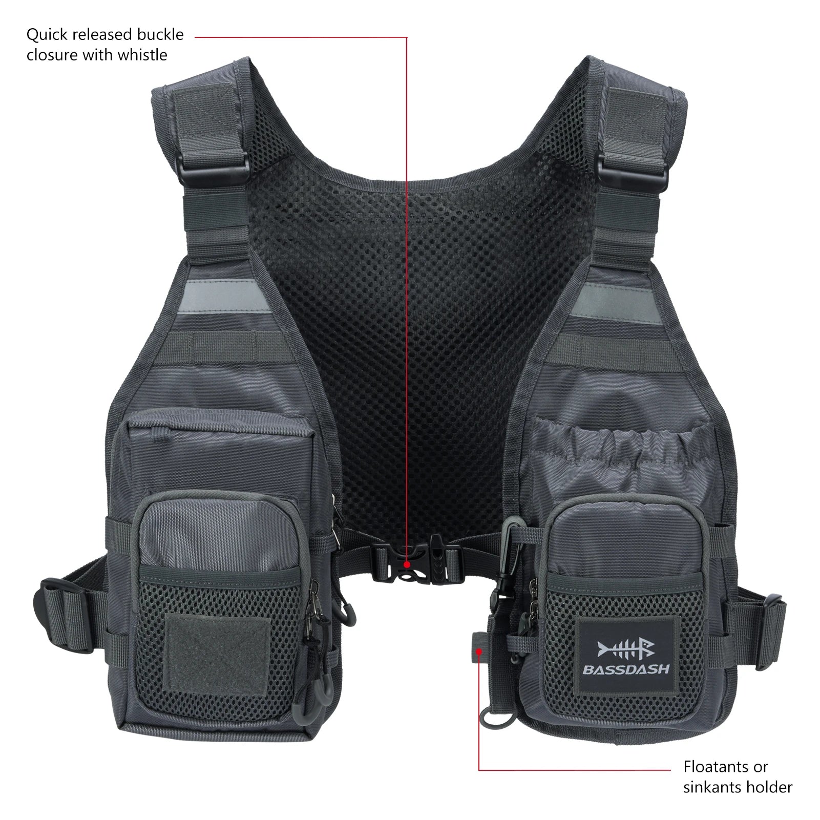 Gilet de pêche à la mouche pour hommes et femmes. - OCEANIS GEAR
