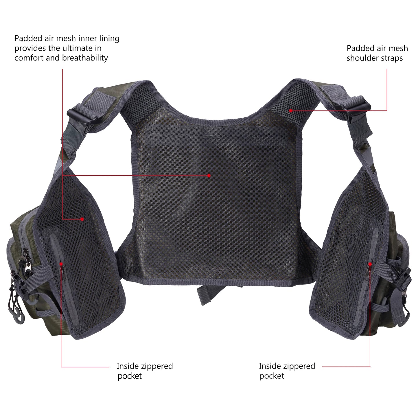 Gilet de pêche à la mouche pour hommes et femmes. - OCEANIS GEAR