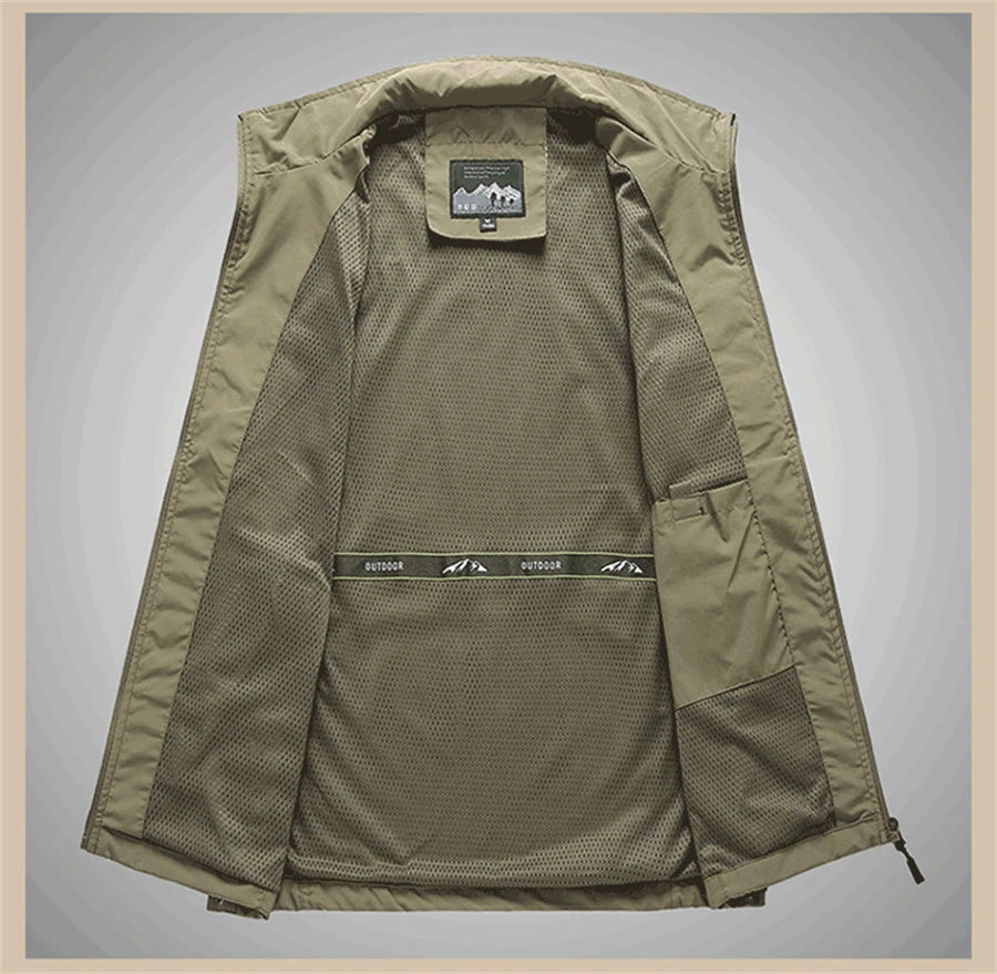 Gilet pour homme, couleur unie