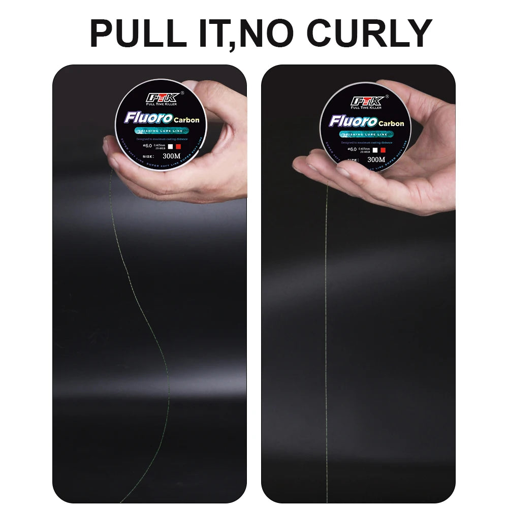 Premium Fluorocarbon Fishing Line 300-500m