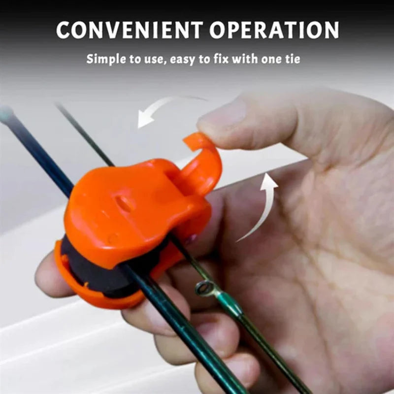 Wall-Mounted Fishing Rod Holder