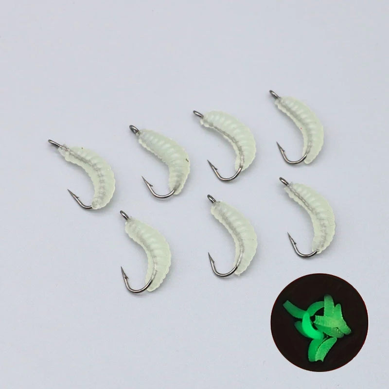 Ultra-Realistic Maggot Soft Lures - 30pcs Pack Effective | OCEANIS GEAR Ultra-Realistic Maggot Soft Lures - 30pcs Pack Effective | OCEANIS GEAR