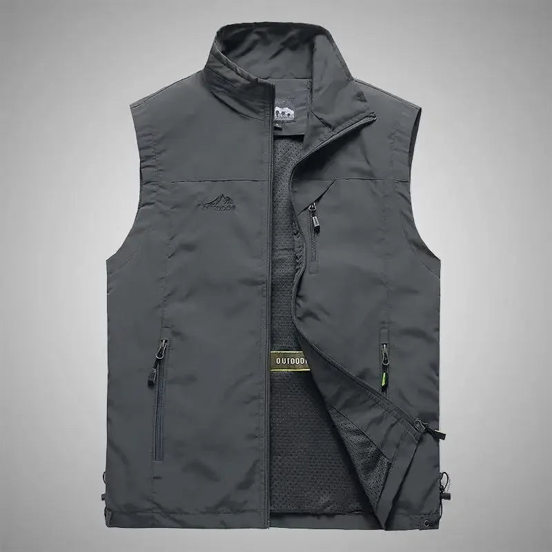 Gilet pour homme, couleur unie