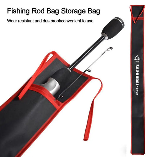 Sac pliable et portable pour cannes à pêche.