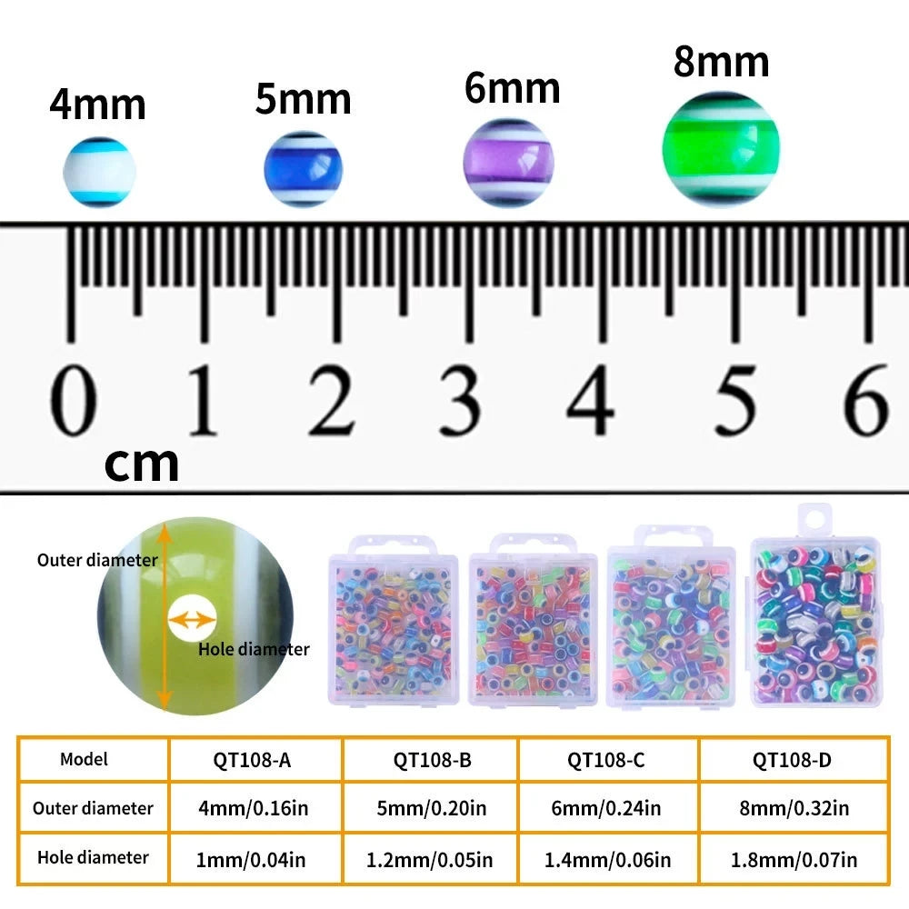 Perles Yeux Poisson Luya - Kit Accessoires