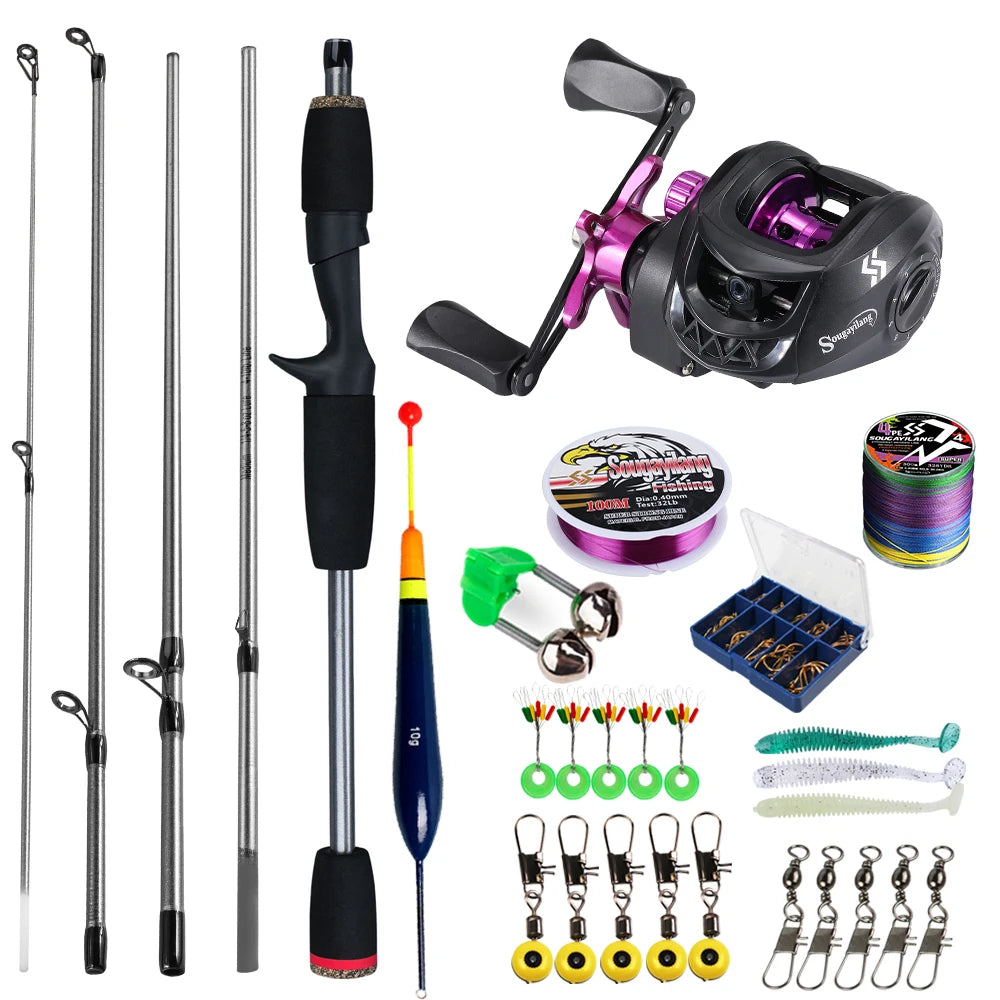 Kit Canne + Moulinet Baitcasting