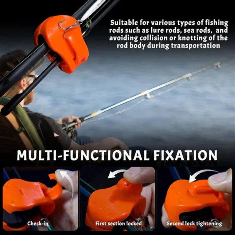 Wall-Mounted Fishing Rod Holder