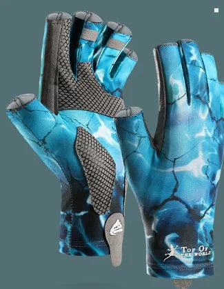 Gants de Pêche UV Protection Sans Doigts M/L/XL