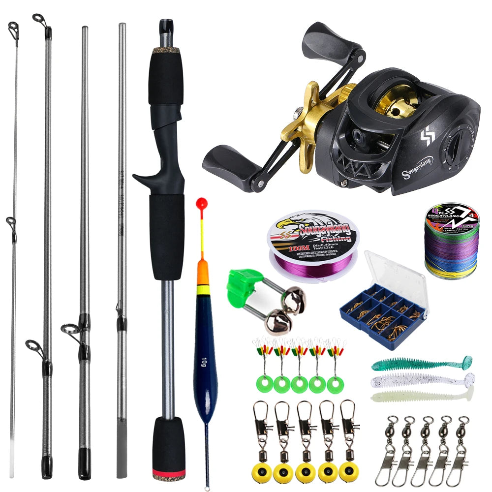 Kit Canne + Moulinet Baitcasting